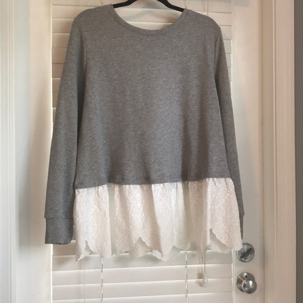 Sweater with Lace